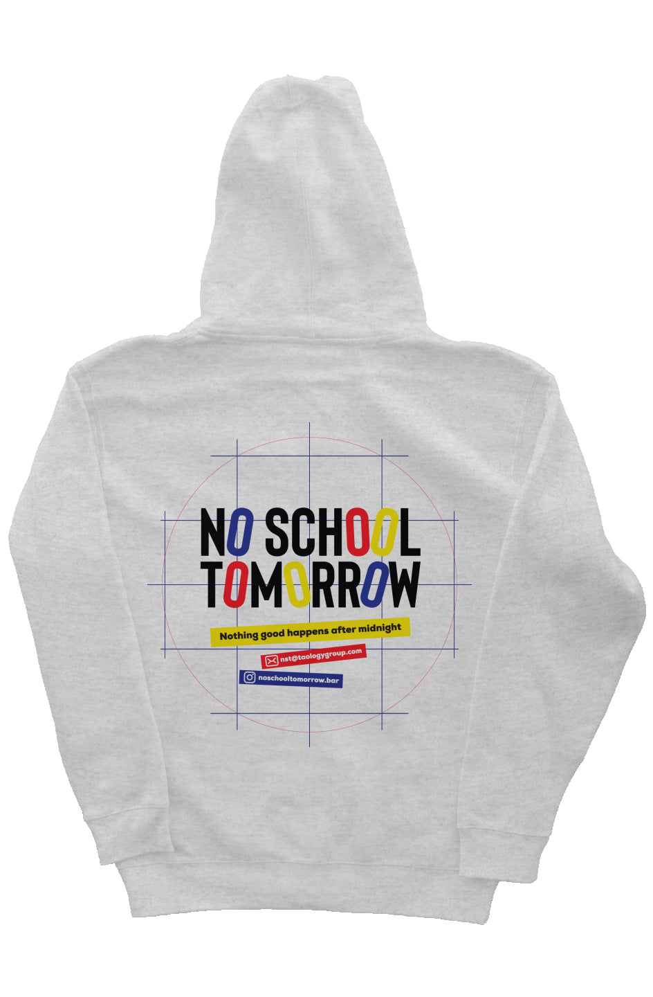 No School Tomorrow Graph Paper Hoodie