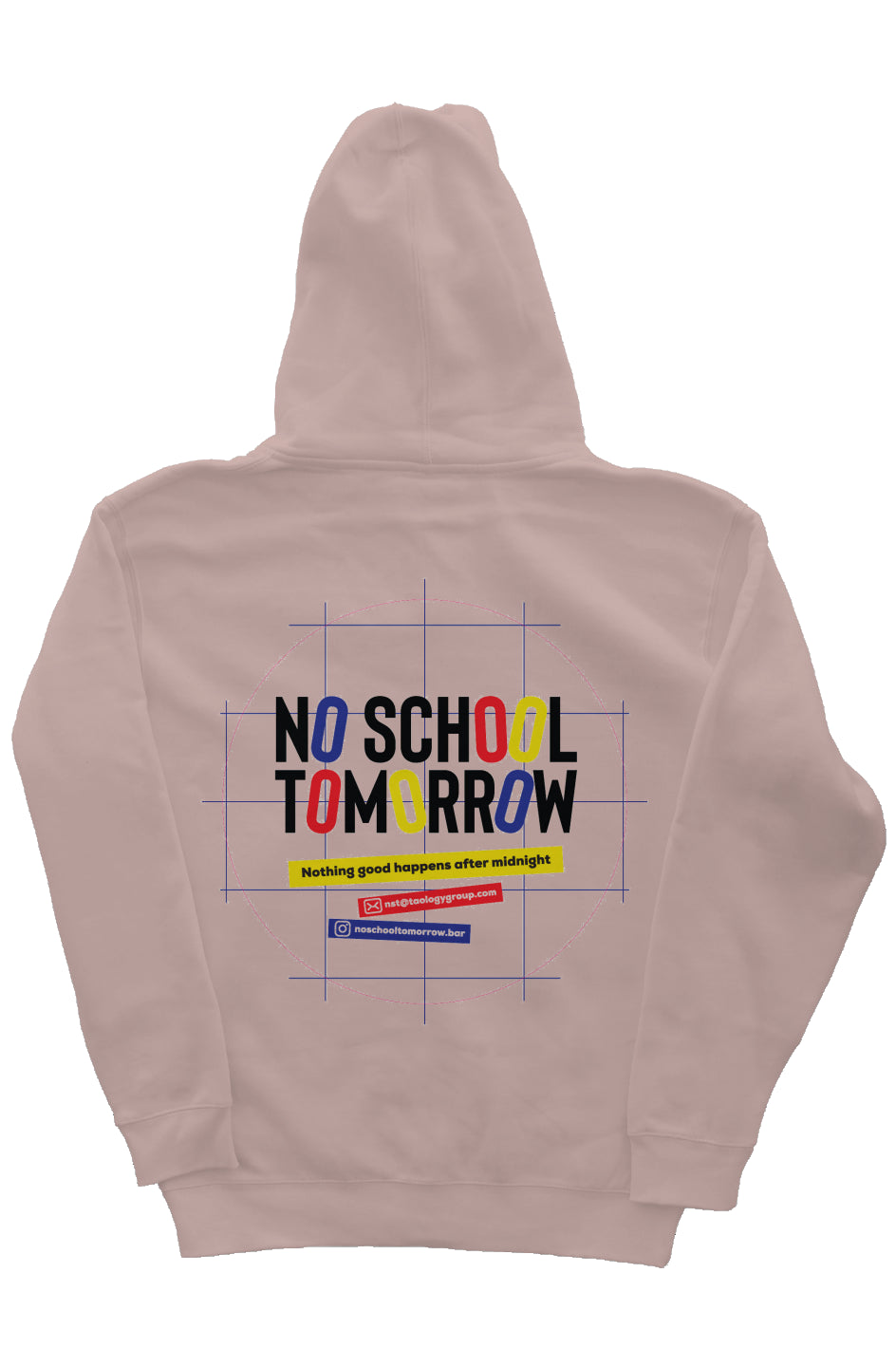 No School Tomorrow Graph Paper Hoodie