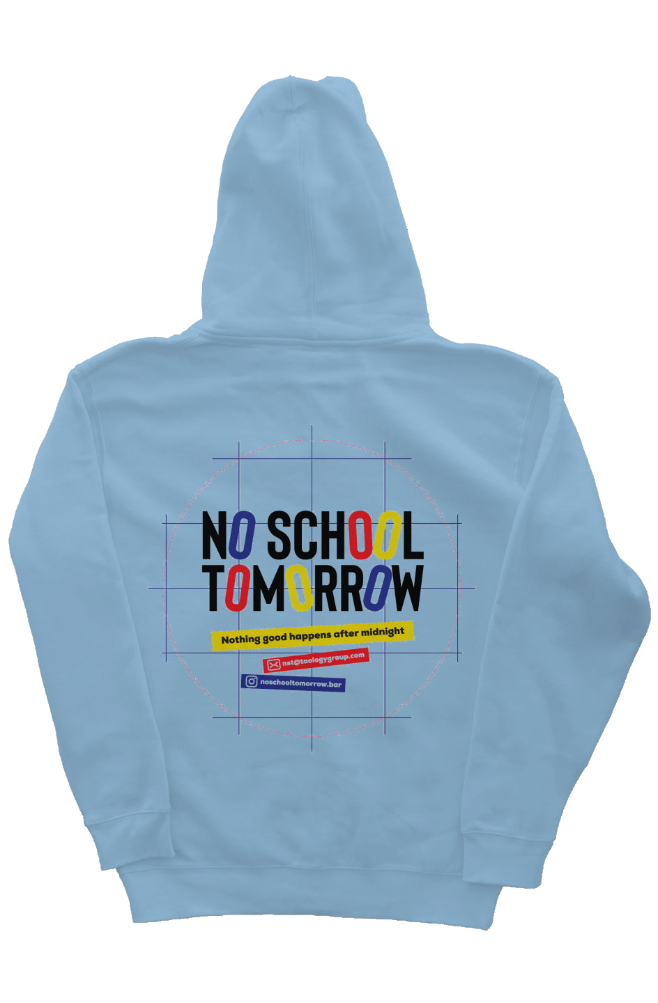 No School Tomorrow Graph Paper Hoodie