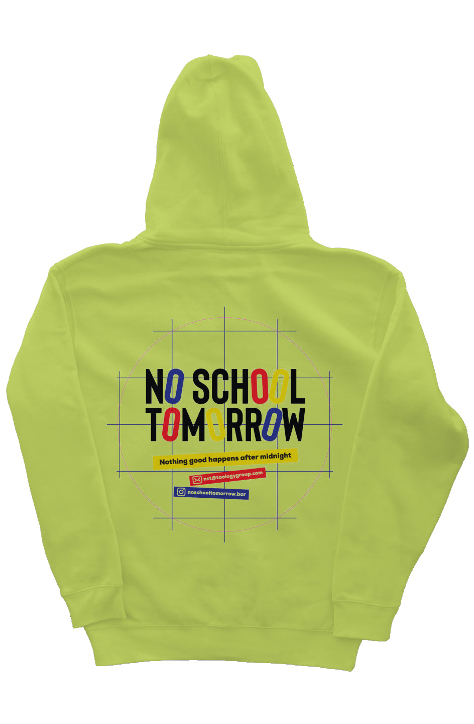 No School Tomorrow Graph Paper Hoodie