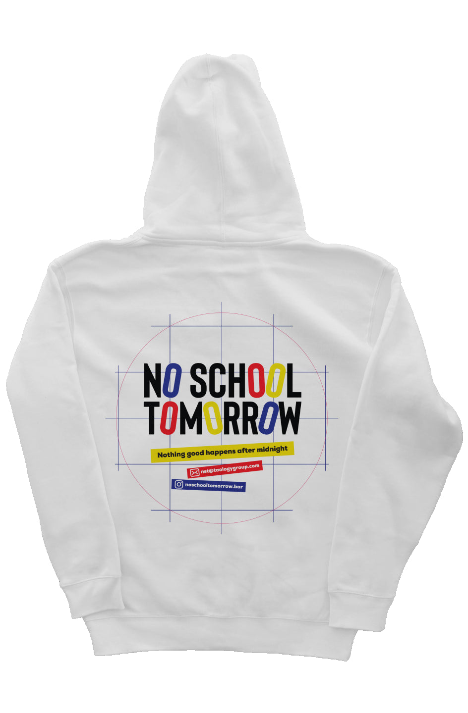 No School Tomorrow Graph Paper Hoodie