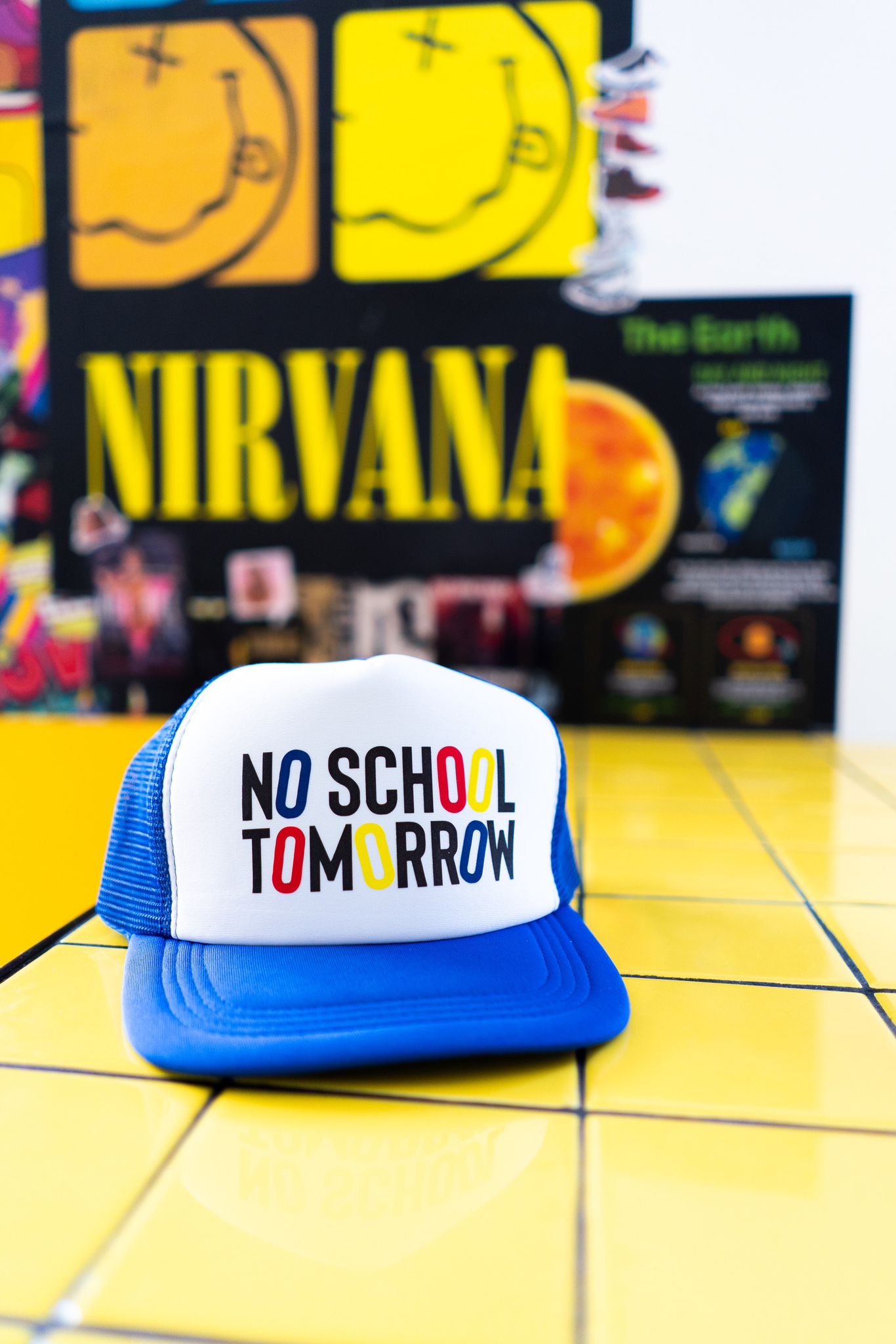 No School Tomorrow Trucker Hat